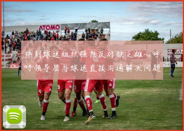 热刺球迷组织强烈反对缺乏雄心呼吁领导层与球迷直接沟通解决问题